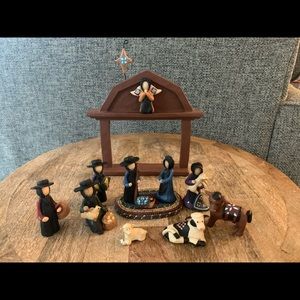 Amish Nativity Set
